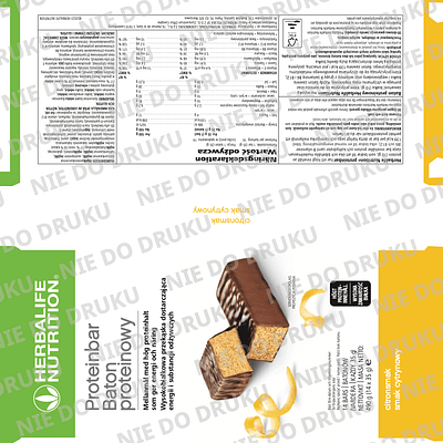 herbalife baton proteinowy o smaku cytrynowym 14 szt.