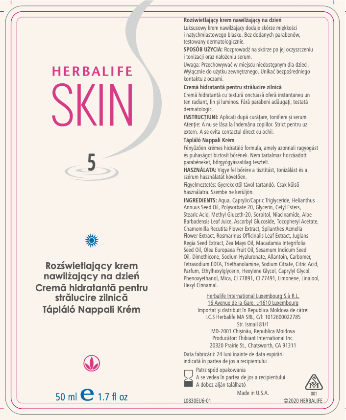 herbalife rozświetlający krem nawilżający na dzień 50 ml